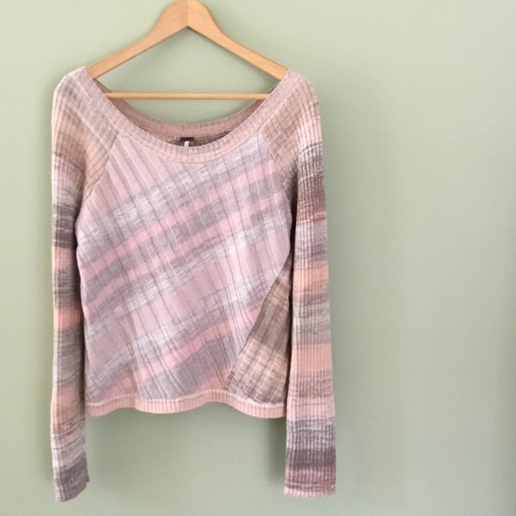 Free People Sweaters - 💙50% off Free People Ribbed Stripped Sweater